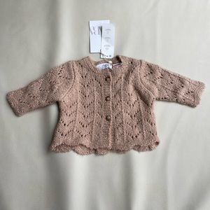 Zara baby knit cardigan Newborn & 1-3 months
